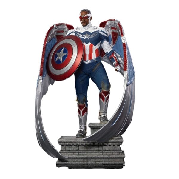 iron studios legacy replica sam wilson falcon and the winter soldier 1/4 iron studios