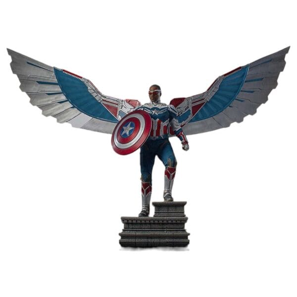 Statue Captain America Sam Wilson (Complete) - Falcon & the Winter Soldier - Legacy Replica 1/4 - Iron Studios - Image 2