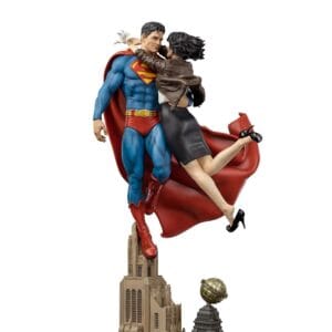 iron studios superman and lois lane diorama 1/6 scale