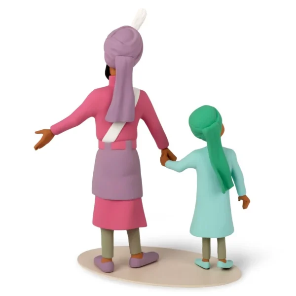 Musée Imaginaire Collection - Maharaja and his son Statue (height 29 cms) Resin Collectible - Image 2