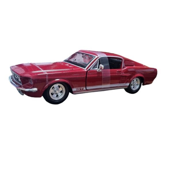 Maisto 1/24 Scale 1967 Ford Mustang GT (Cherry Red) Diecast Car Model for 14+ Years - Image 4