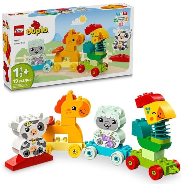 Lego 10412 Duplo Animal Train (19 Pcs) for 1.5+ Years