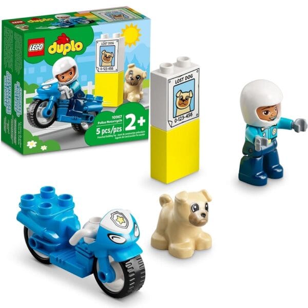 Lego Duplo 10967 Police Motorcycle for 2+ Years (5 Pcs)