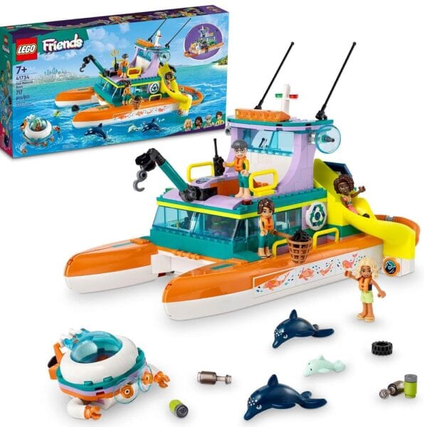 Lego Friends 41734 Sea Rescue Boat for Girls 7+ Years (717 Pcs)