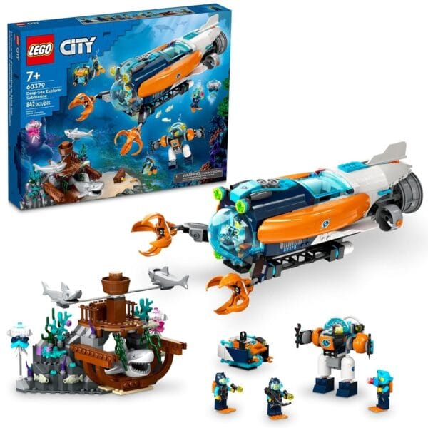 Lego City 60379 Deep Sea Explorer Submarine for 7+ Years (842 Pcs)