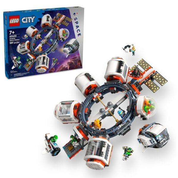 Lego City 60433 Modular Space Station for 7+ Years (1097 Pcs)
