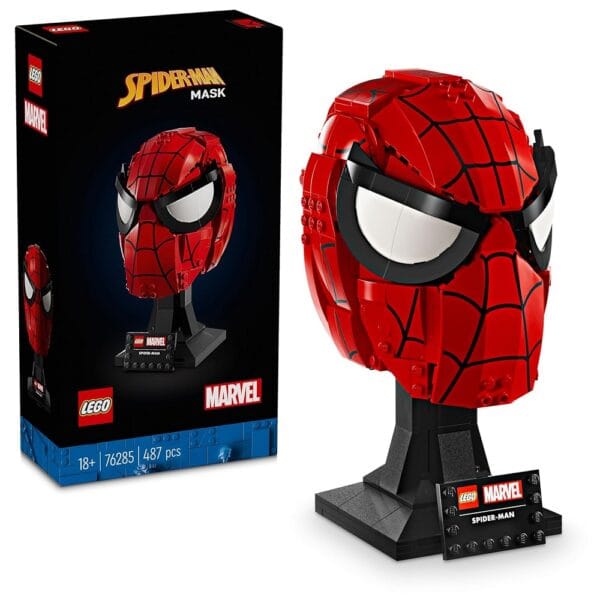 Lego Marvel 76285 Spider-man Mask Superhero Building kit for 18+ Years (487 Pcs)
