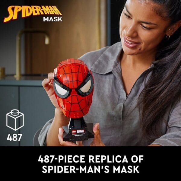 Lego Marvel 76285 Spider-man Mask Superhero Building kit for 18+ Years (487 Pcs) - Image 3