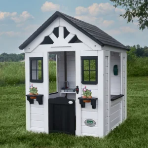 backyard discovery wooden playhouse white