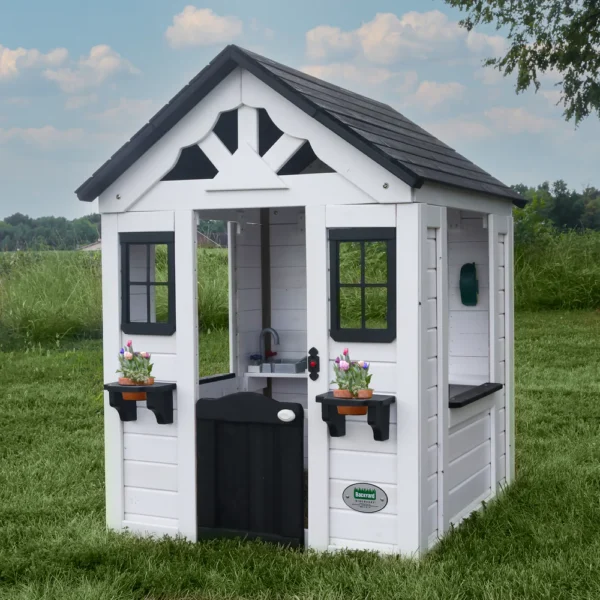 backyard discovery wooden playhouse white