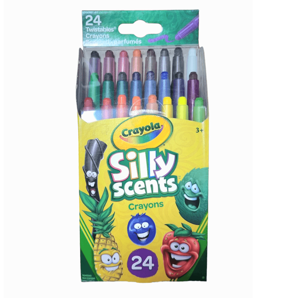 Crayola 24 Silly Scents Twistable Crayons for age 3+ years (infused ...