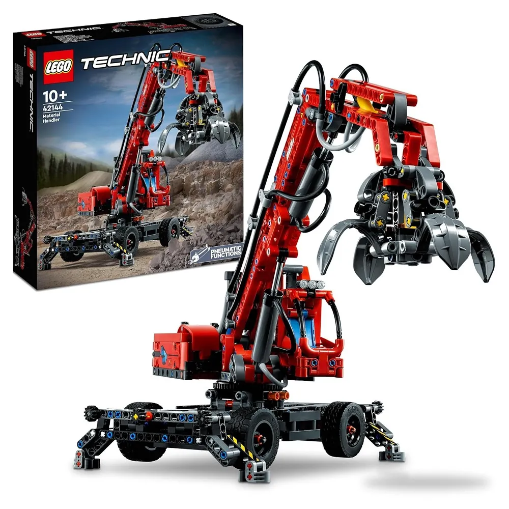 lego technic 42144 material handling building set
