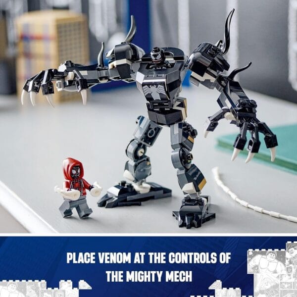 Lego Marvel 76276 Venom Mech Armor vs. Miles Morales Action Figure Set for 6+ Years (134 Pcs) - Image 2