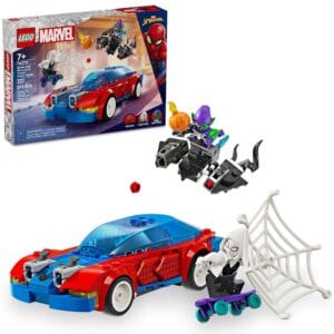 Lego Marvel 76279 Spider-man Race Car & Venom Green Goblin for 7+ Years (227 Pcs)