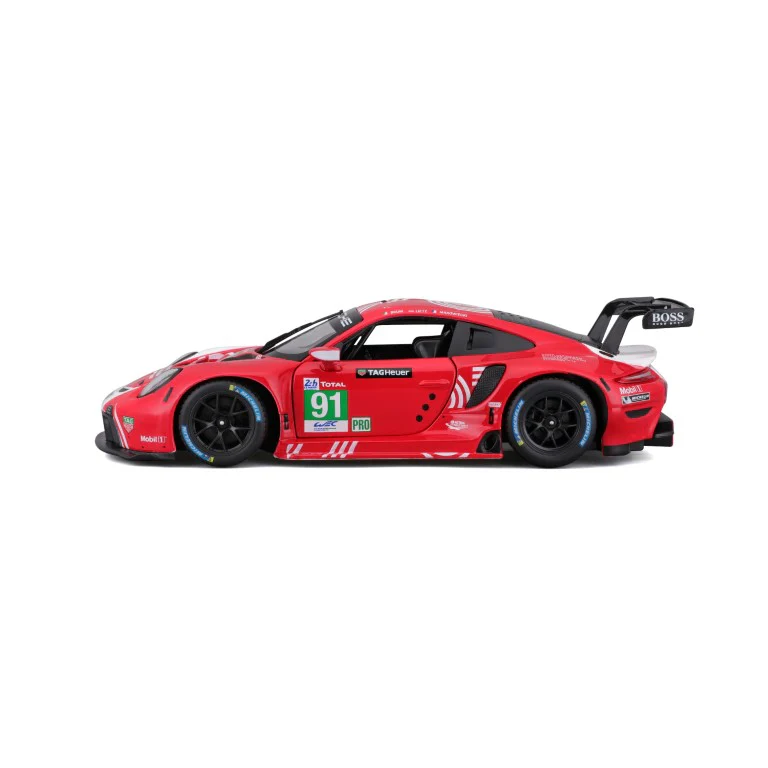 Bburago 1/24 Scale Porsche 911 RSR Lemans 2020 (Red) Diecast Car Model for 14+ Year - Image 4