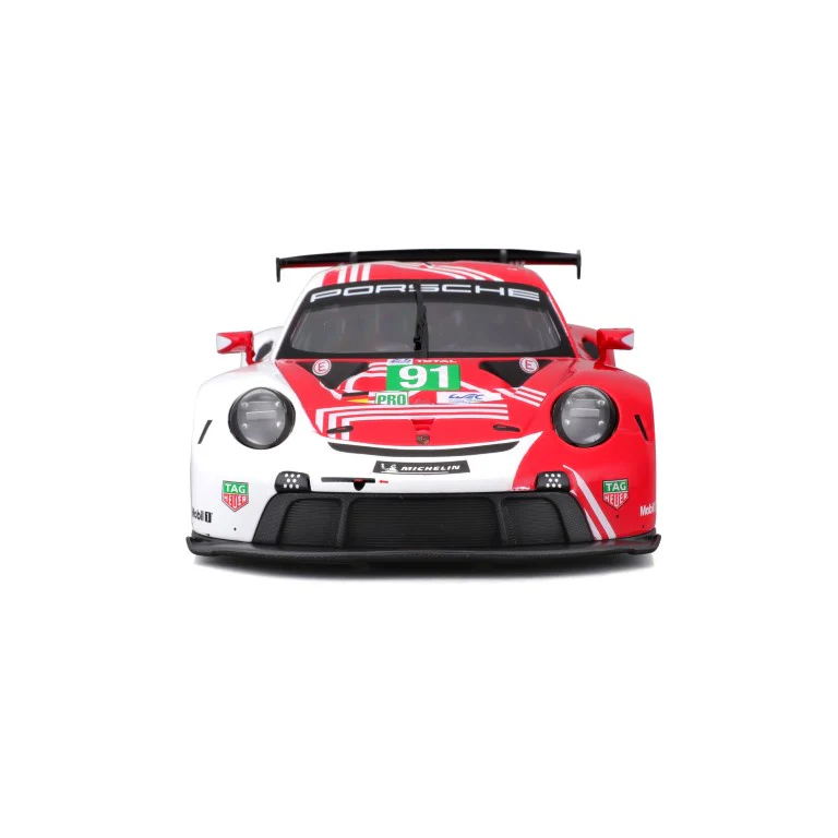 Bburago 1/24 Scale Porsche 911 RSR Lemans 2020 (Red) Diecast Car Model for 14+ Year - Image 5