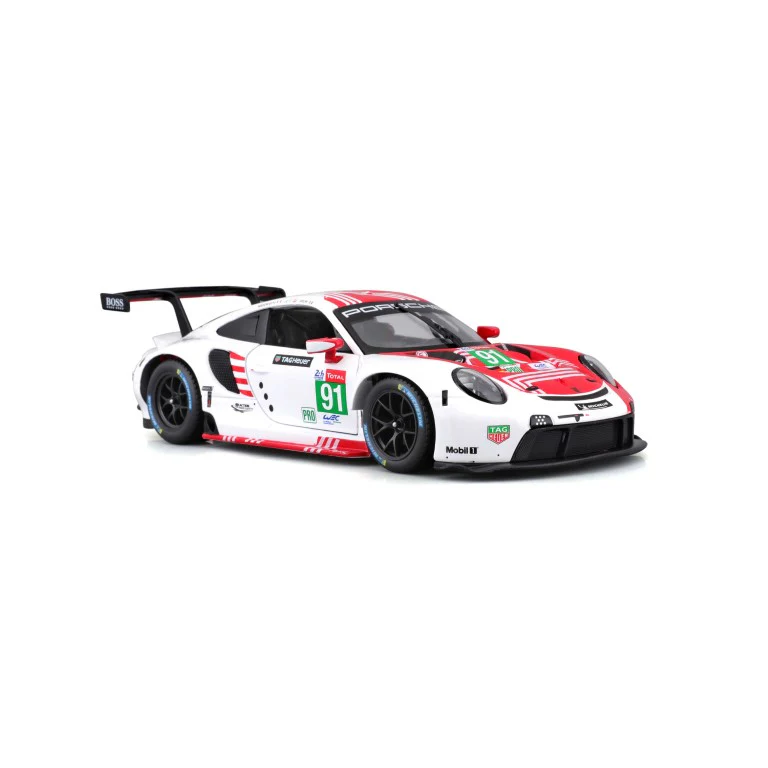 Bburago 1/24 Scale Porsche 911 RSR Lemans 2020 (Red) Diecast Car Model for 14+ Year - Image 6