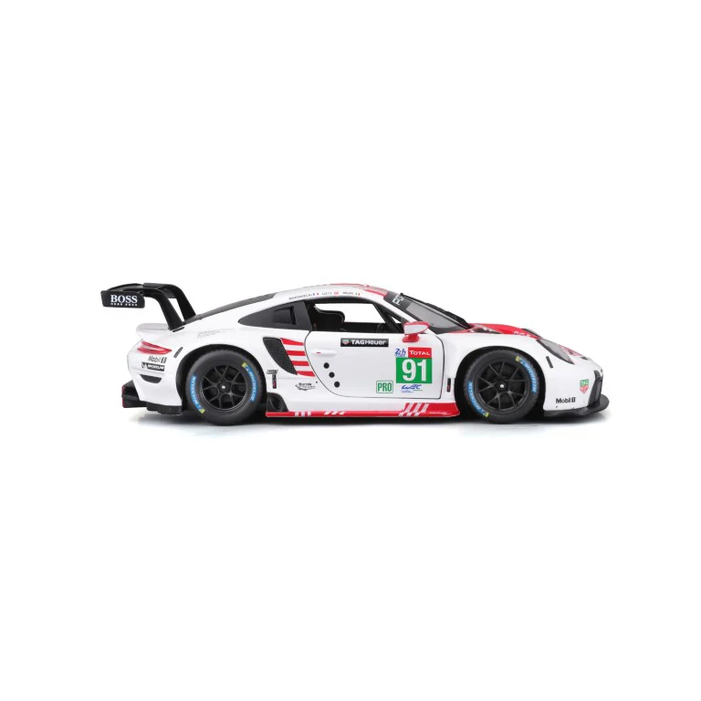 Bburago 1/24 Scale Porsche 911 RSR Lemans 2020 (Red) Diecast Car Model for 14+ Year - Image 7