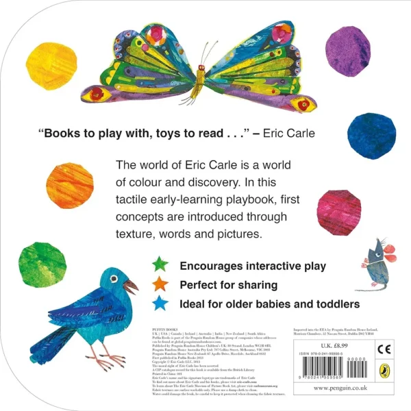 Touch and Feel Playbook (The Very Hungry Caterpillar) by Eric Carle (Board Book) for Baby-2 Years - Image 2