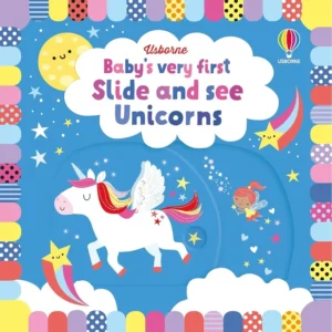Usborne Baby's very first Slide and see Unicorns Book (Board Book) for Baby-2 Years