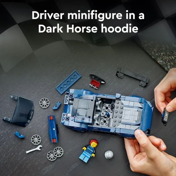 Lego Speed Champions 76920 Ford Mustang Dark Horse Building Kit for 9+ Years (344 Pcs) - Image 3