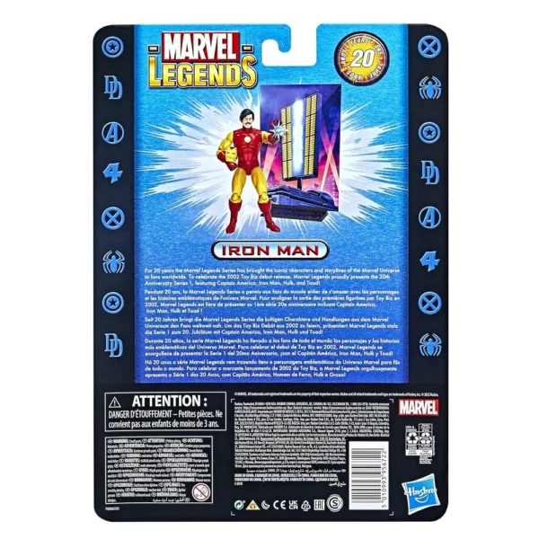 Marvel Legends 20th Anniversary Iron Man Action Figure for 4+ Years - Image 6