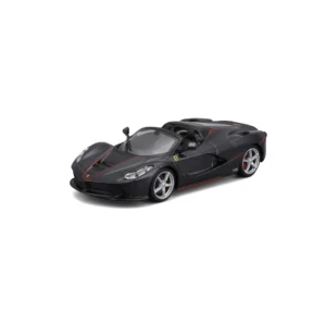 Bburago Signature Series 1/43 Scale Ferrari LaFerrari Aperta Diecast Car Model for 14+ Years (Black)
