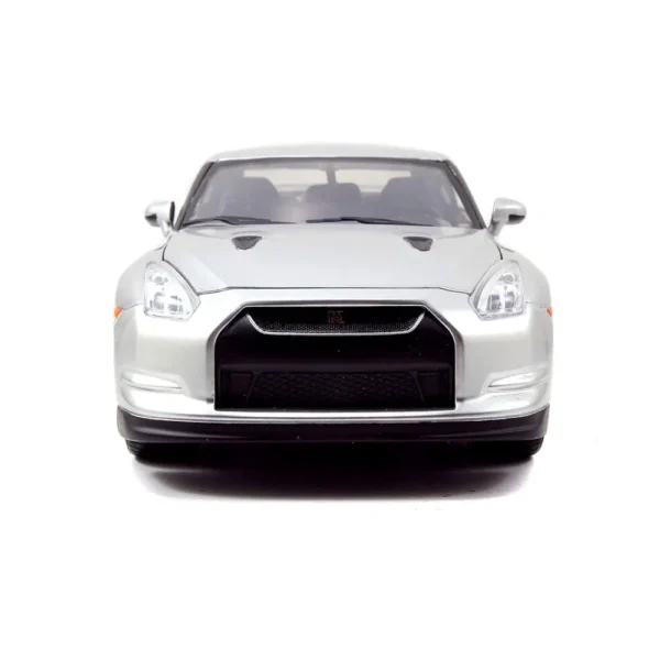 Jada Toys 1/24 Scale Fast & Furious Brian's Nissan GTR R35 Diecast Car Model for 14+ Years (SilveR) - Image 2