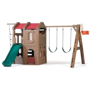 step2 naturally playful adventure playset swing set for toddlers and kids