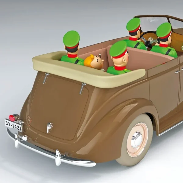 Tintin Car #50 1/24 Scale The Covertible Ford 1937 Diecast Model for Collectors 14+ Years - Image 3
