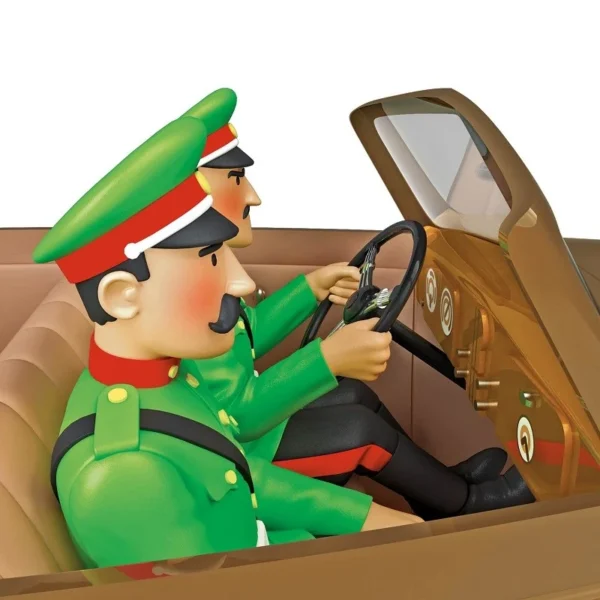 Tintin Car #50 1/24 Scale The Covertible Ford 1937 Diecast Model for Collectors 14+ Years - Image 4