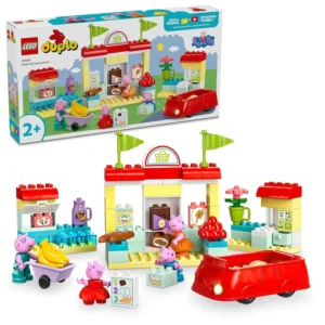 Lego 10434 Duplo Peppa Pig Supermarket Building Set for 2+ Years