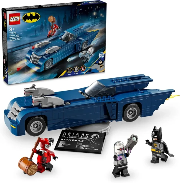 Lego 76274 DC Batman - Batman with the Batmobile Vs Harley Quin & Mr Freeze for 8+ Years