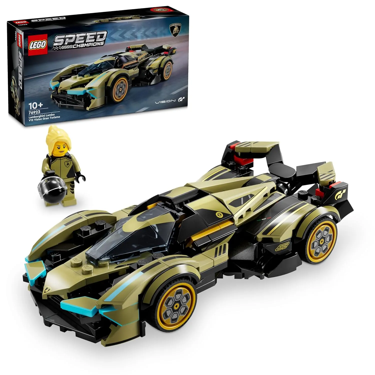 Lego 76923 Speed Champion Lamborghini Lambo V12 Vision GT Building Set for 10+ Years