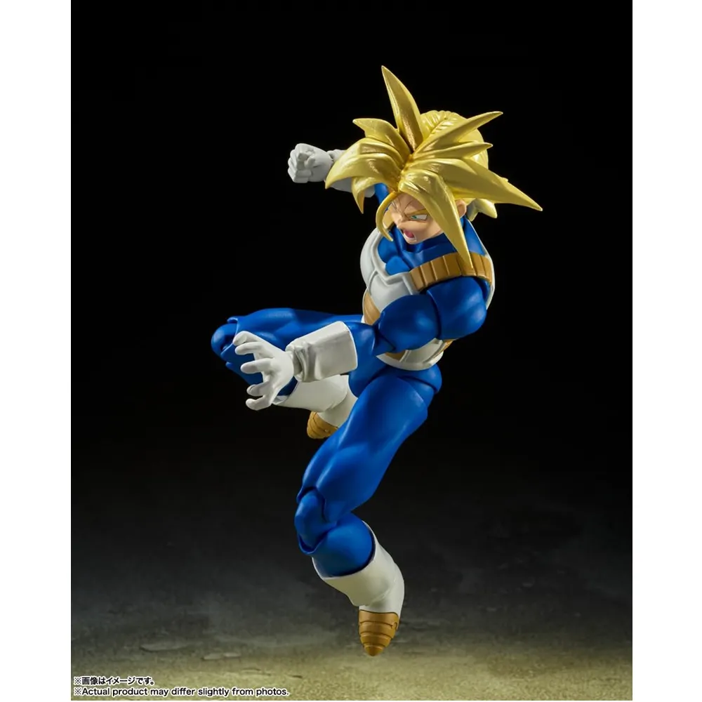 TAMASHII NATIONS - Dragon Ball Z Super Saiyan Trunks Infinite Latent Super Power SH Figuarts Action Figure - Image 2