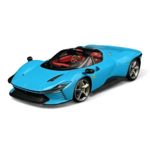 Bburago Signature Series - 1/18 Scale Ferrari Daytona SP3 Diecast Car Model (Light Blue) for 14+ Years