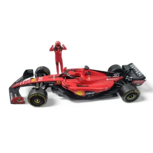 Bburago 1/24 2023 Ferrari SF-23 Charles Leclerc Formula 1 Model with Pilot Figure for 14+ Years