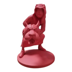 Resin Collectible Figure Tintin Abdallah Red Mat (Height 9 cms)