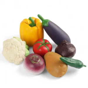 Rubbabu Interactive Realistic Vegetable Toys for Toddlers 1-5 Years (100% natural rubber foam) Set of 8 (Copy)
