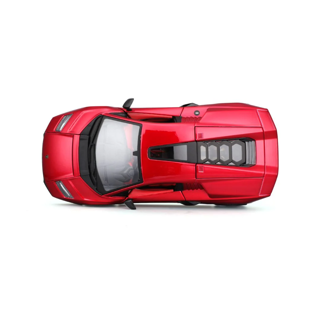 Maisto 1/24 Scale Lamborghini Countach LPI 800-4 Diecast Car Model (Cherry Red) with Plex Case - Image 6