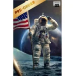 apollo 11 astronaut statue nasa iron studios