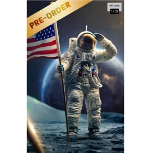 apollo 11 astronaut statue nasa iron studios
