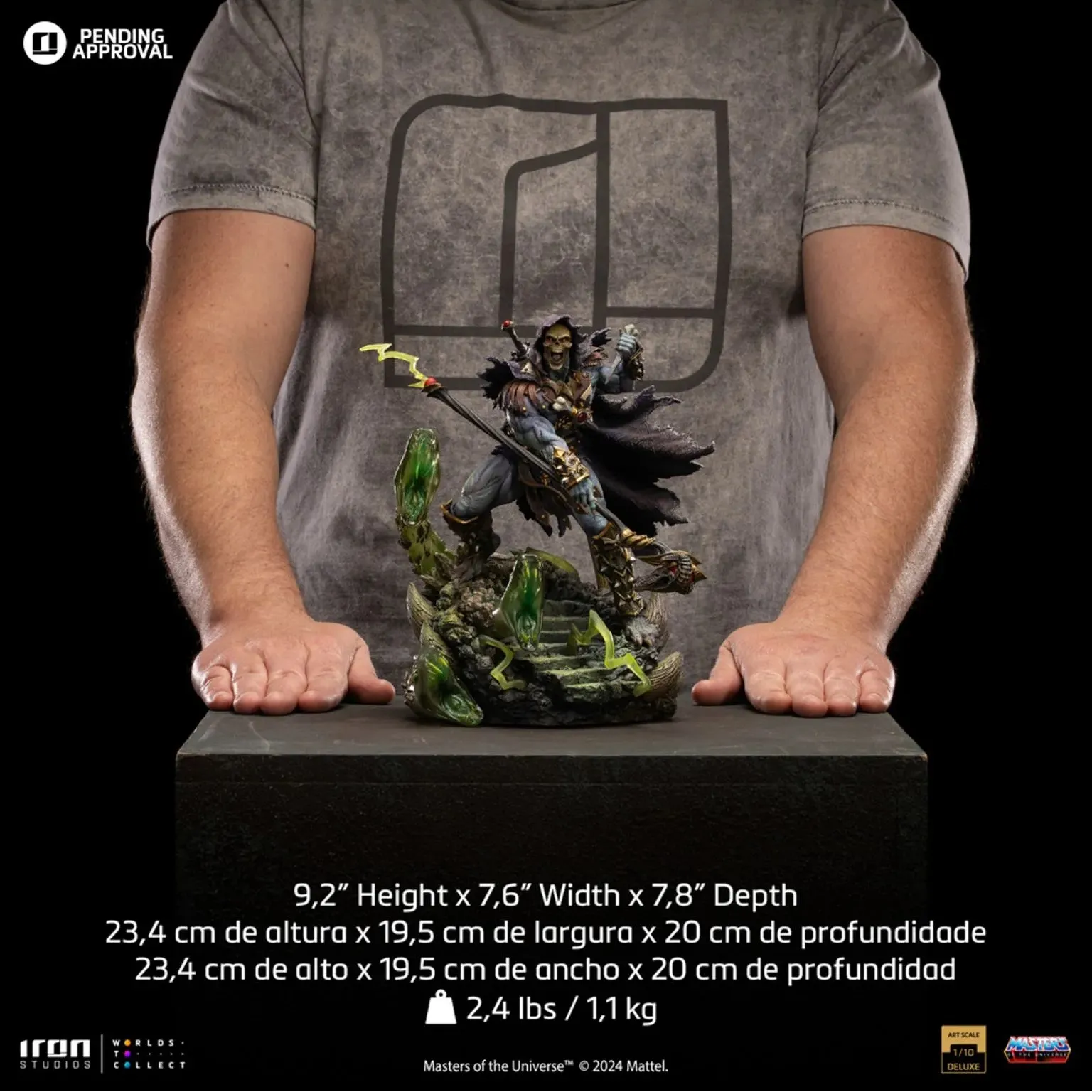 Statue Skeletor Unleashed - Masters of the Universe - Art Scale 1/10 - Iron Studios - Image 6