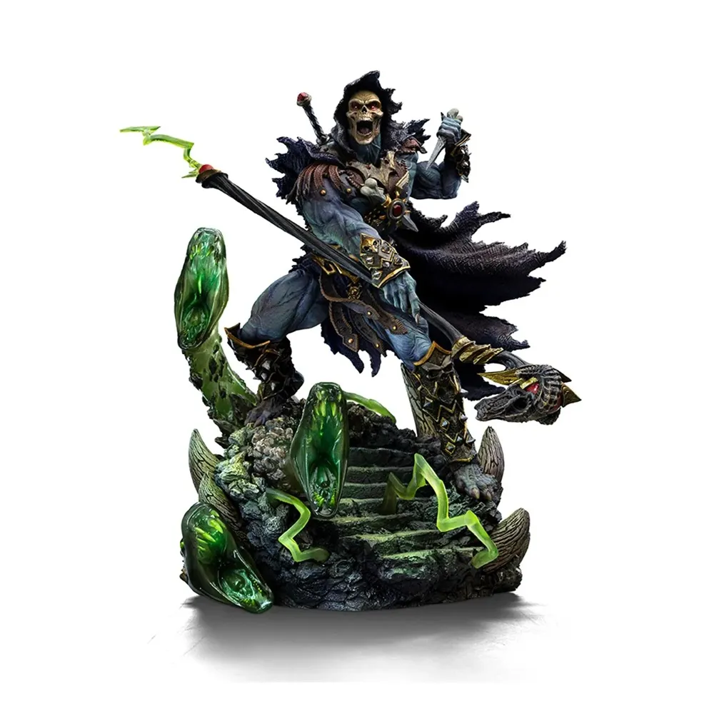 iron studios skeletor unleashed statue masters of the universe