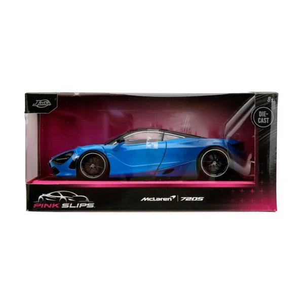 Jada Toys 1/24 Scale Mclaren 720s Pink Slips Diecast Car Model - Image 7