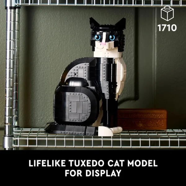Lego Ideas 21349 Tuxedo Cat Building Set (1710 Pcs) - Image 2
