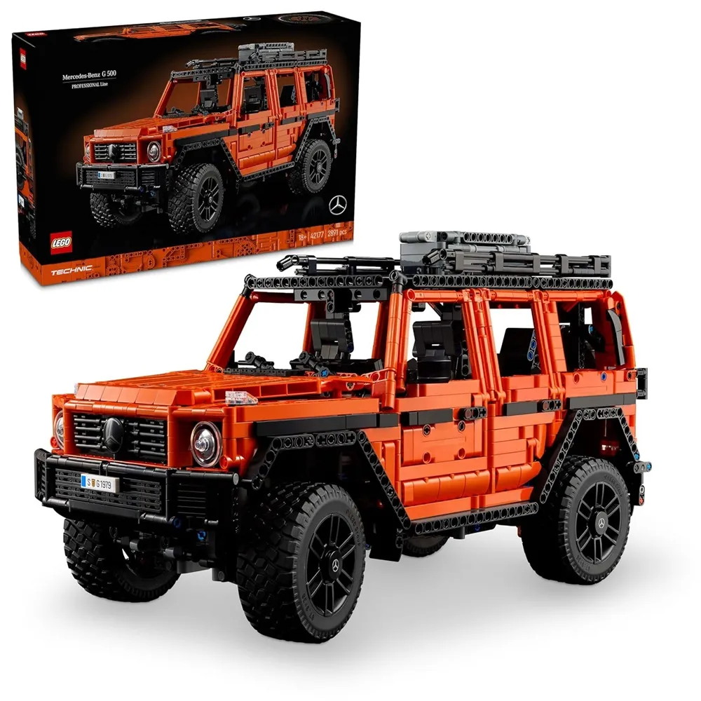 lego technic 42177 mercedes-benz g500 building block set for adults 18+ years