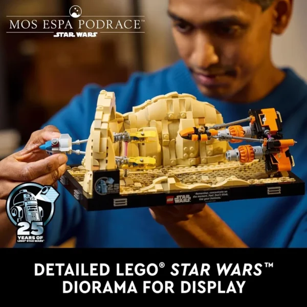 Lego Star Wars 75380 The Phantom Menace Mos ESPA Podrace Diorama for Adults 18+ Years (718 Pcs) - Image 2