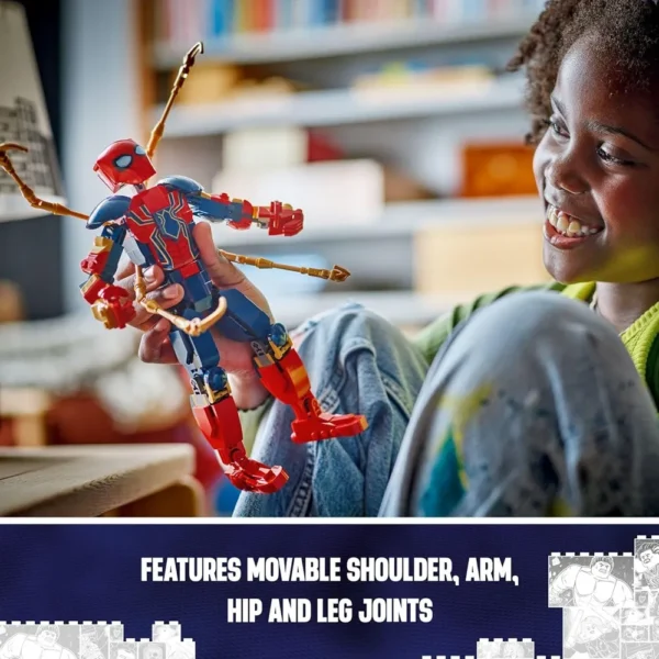 Lego Marvel 76298 Iron Spider-Man Construction Figure Building Set for 8+ Years - Image 3
