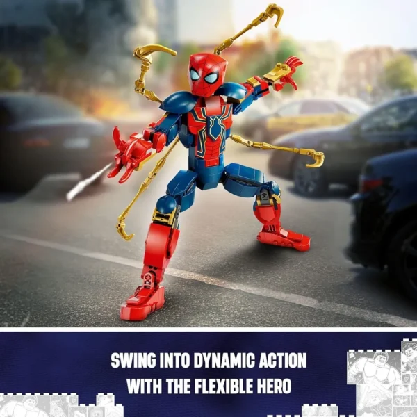 Lego Marvel 76298 Iron Spider-Man Construction Figure Building Set for 8+ Years - Image 4